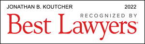 Philadelphia workers' compensation Lawyer Jonathan B. Koutcher was recognized by Best Lawyers in 2022 for his quality work at Pearson Koutcher Law.