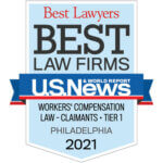 Jonathan B. Koutcher was awarded the 2021 award for the best law firm as a workers' compensation lawyer in Philadelphia for his quality work at Pearson Koutcher Law.